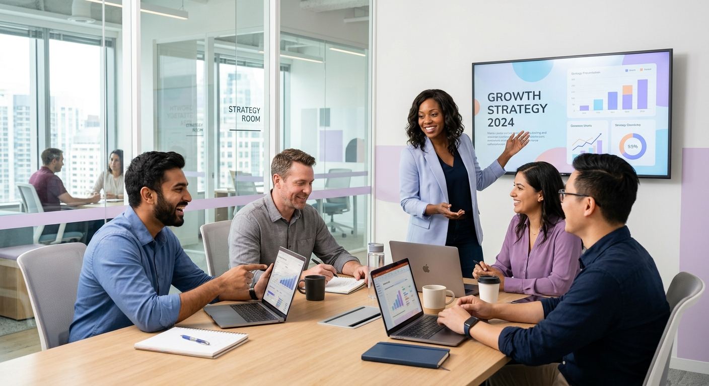 GOSOL AI and data consulting team collaborating in Sydney office